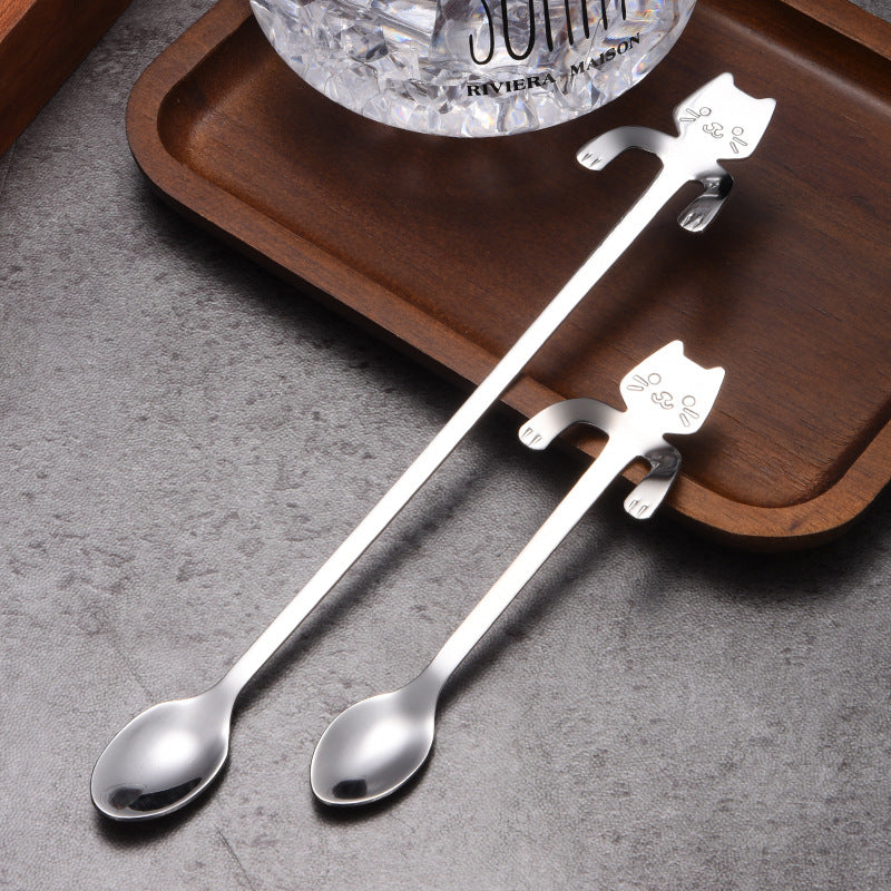 Cat Spoon Cartoon