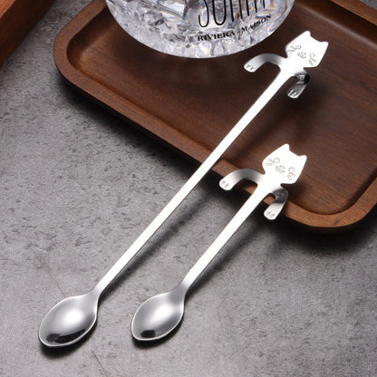 Cat Spoon Cartoon
