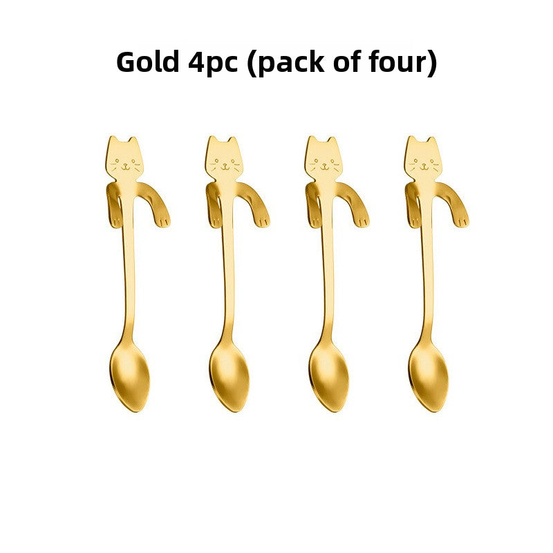 Cat Spoon Cartoon