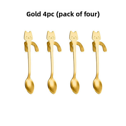 Cat Spoon Cartoon