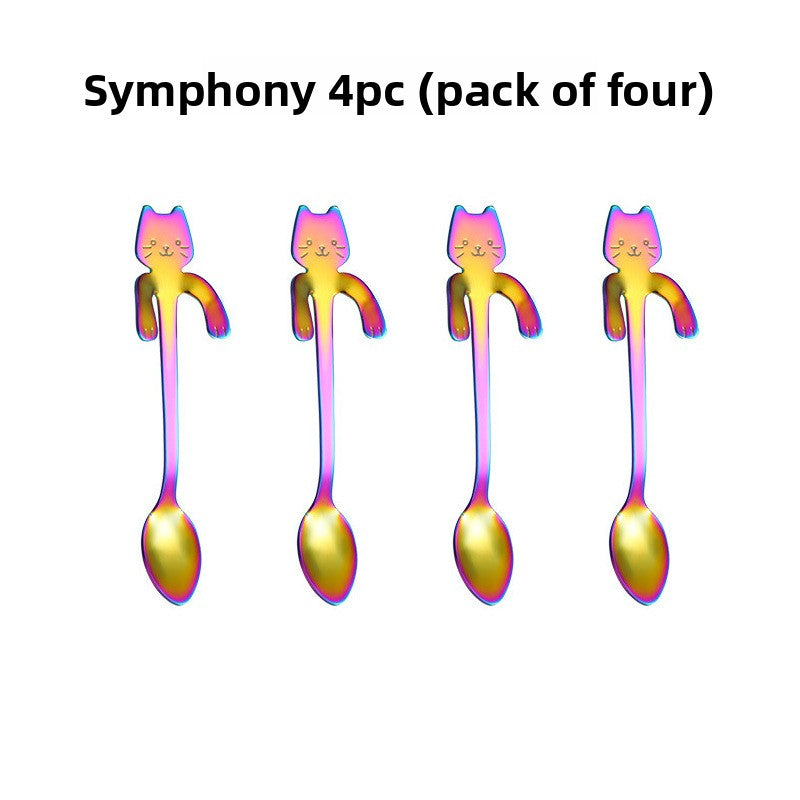 Cat Spoon Cartoon