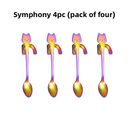 Cat Spoon Cartoon