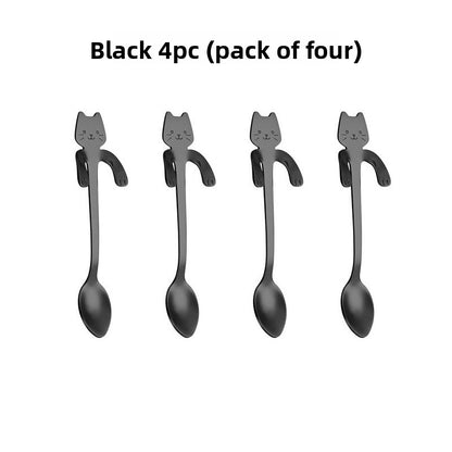 Cat Spoon Cartoon