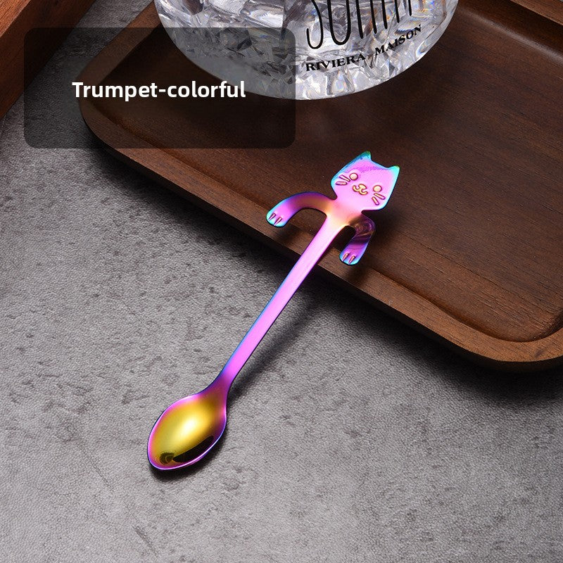 Cat Spoon Cartoon