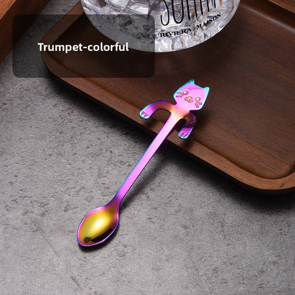 Cat Spoon Cartoon