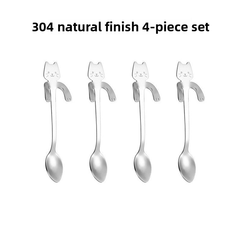 Cat Spoon Cartoon