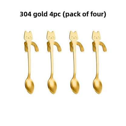 Cat Spoon Cartoon