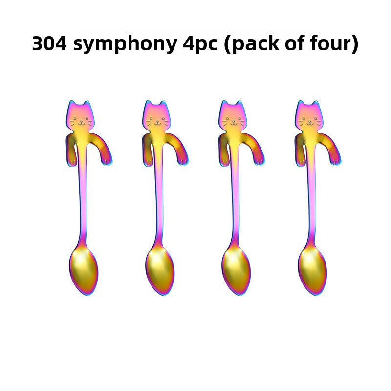 Cat Spoon Cartoon