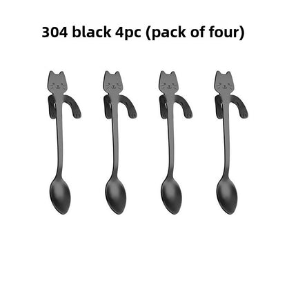Cat Spoon Cartoon