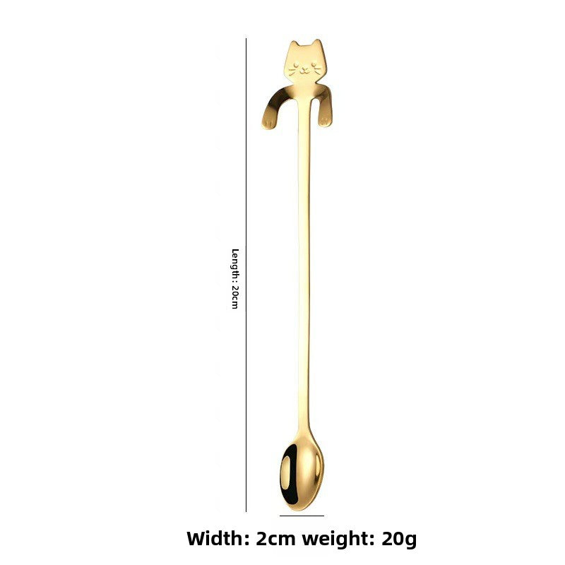 Cat Spoon Cartoon