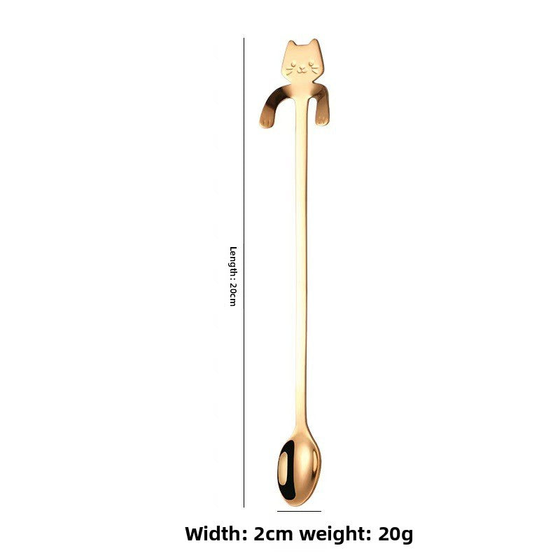 Cat Spoon Cartoon