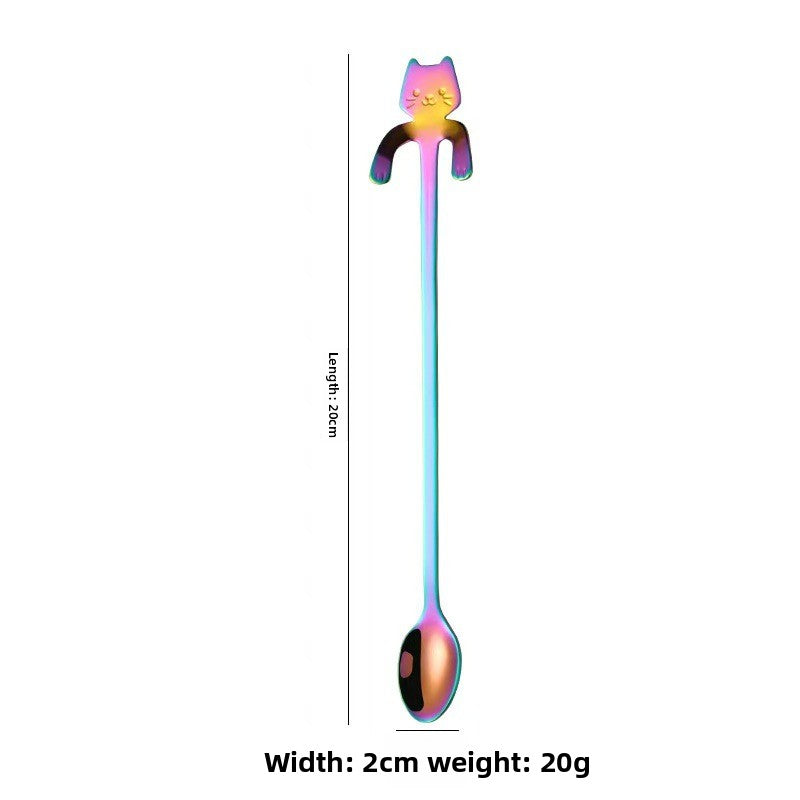 Cat Spoon Cartoon