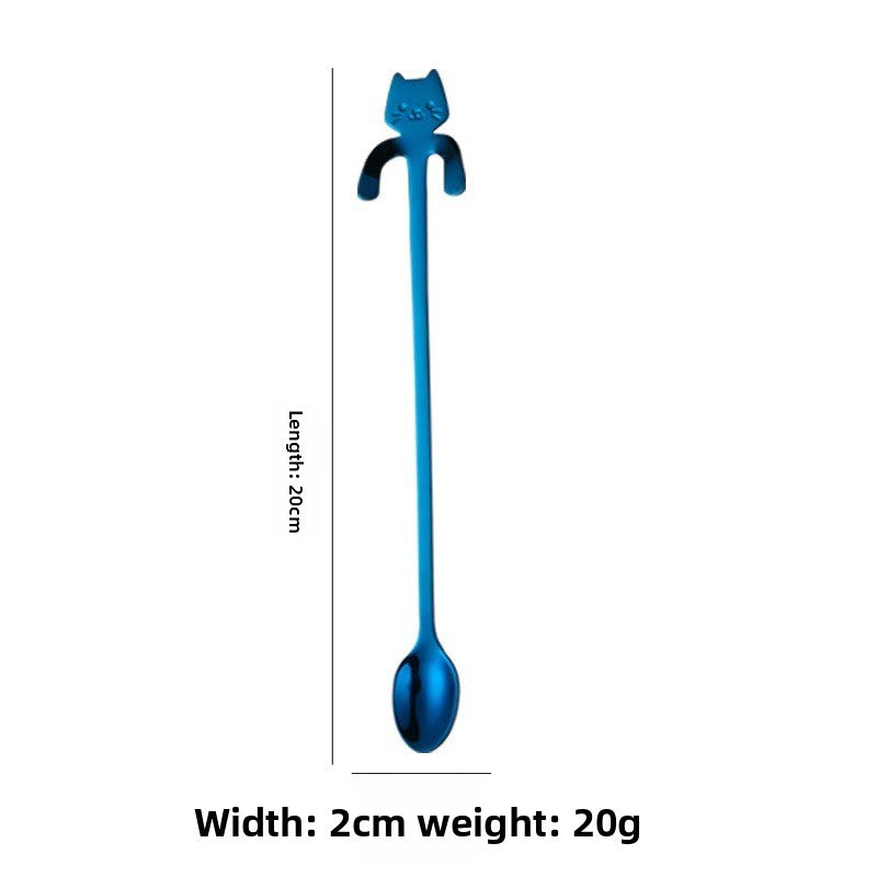Cat Spoon Cartoon