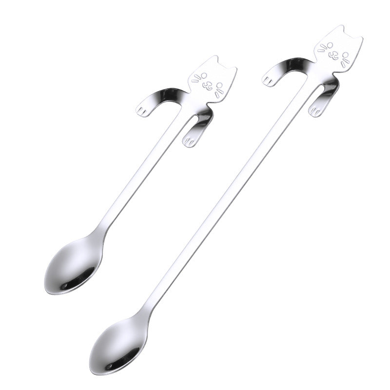 Cat Spoon Cartoon