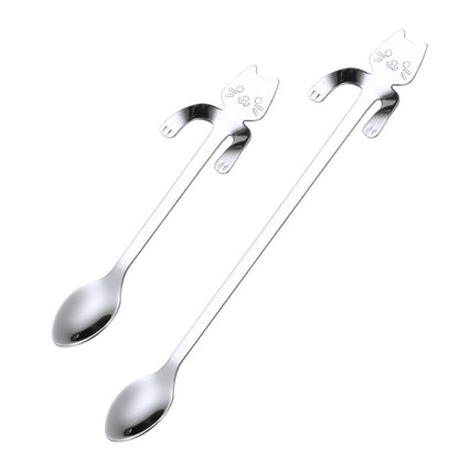Cat Spoon Cartoon