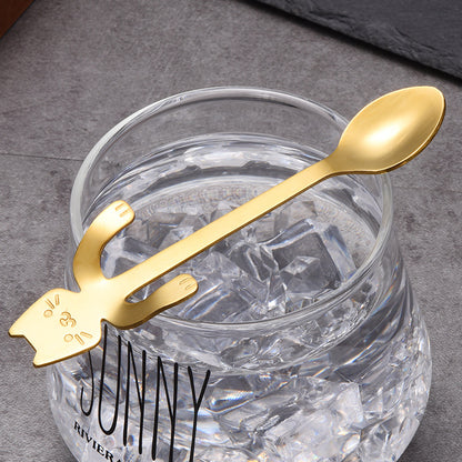 Cat Spoon Cartoon