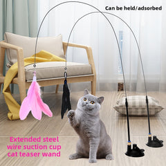 Suction Cup White Feather