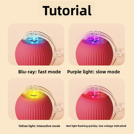 Cat teaser toy ball