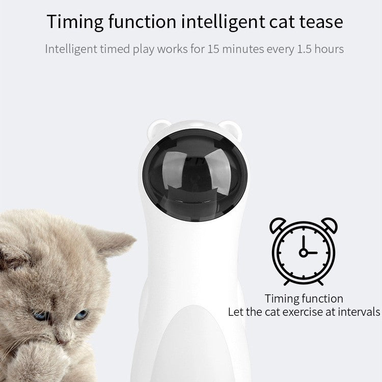 Cat Teaser Wand with Laser Feather and Bell