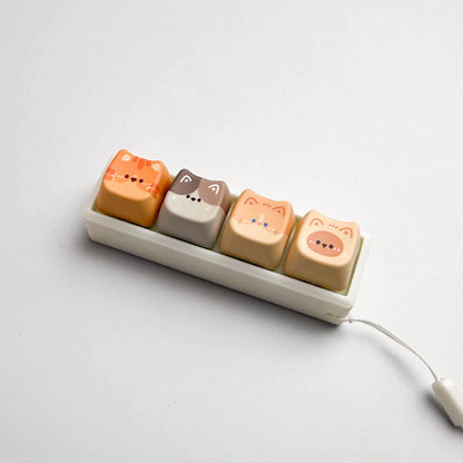 Cat Themed Mechanical Switch Tester with Stress Relief Function