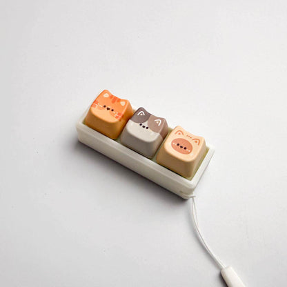 Cat Themed Mechanical Switch Tester with Stress Relief Function