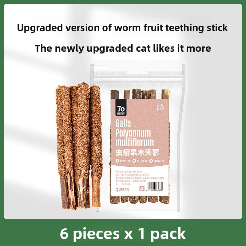 Cat toothbrush stick