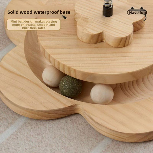Cat toy scratching post