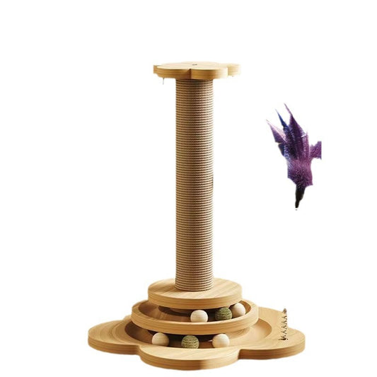 Cat toy scratching post