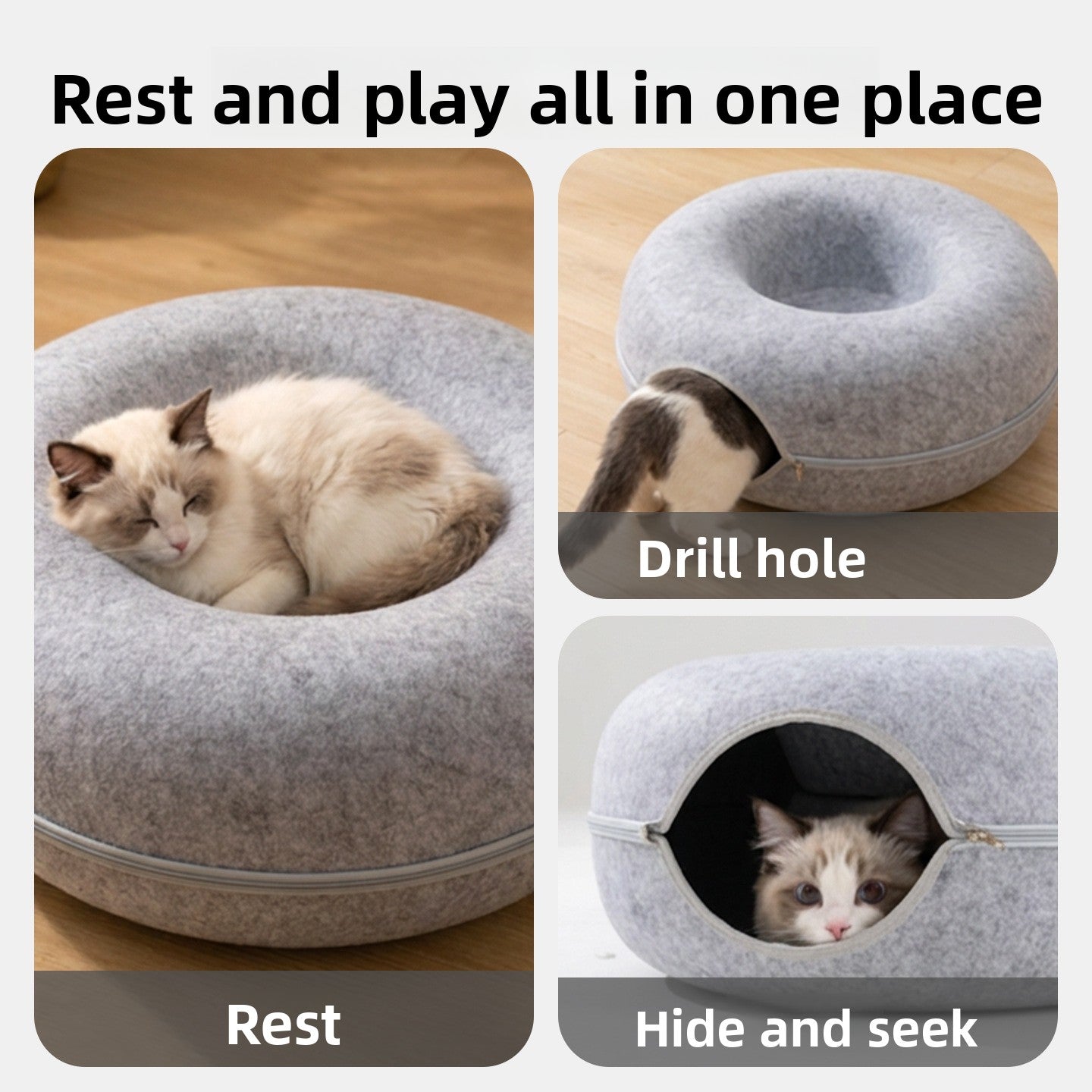 Cat Tunnel Bed