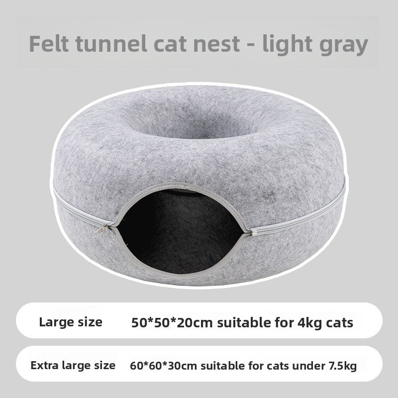 Cat Tunnel Bed