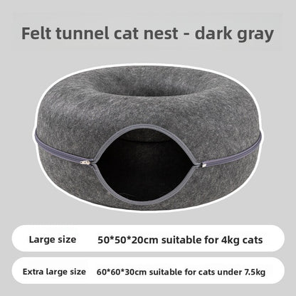 Cat Tunnel Bed