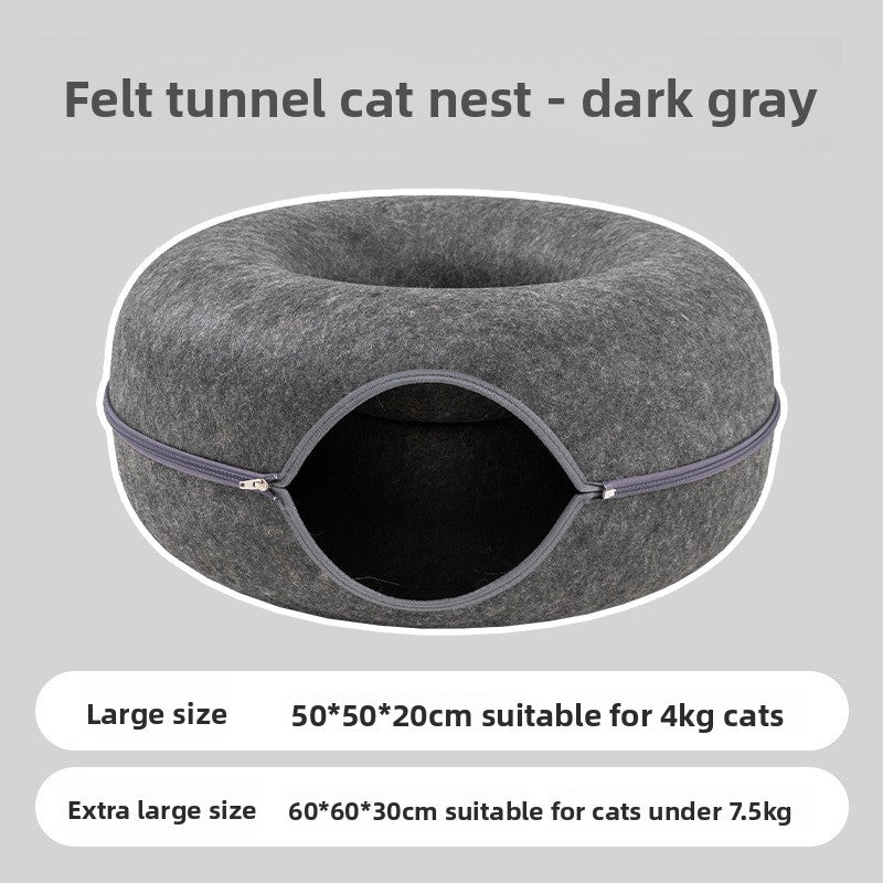 Cat Tunnel Bed