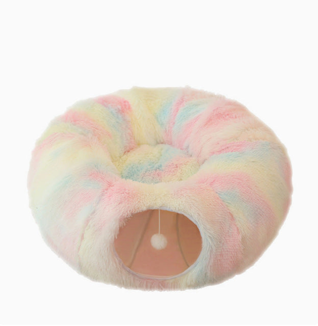 Cat Tunnel Plush cat bed
