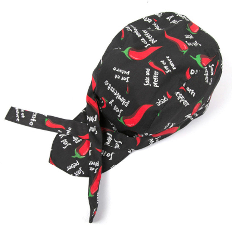Catering chef hat, headscarf, work hat