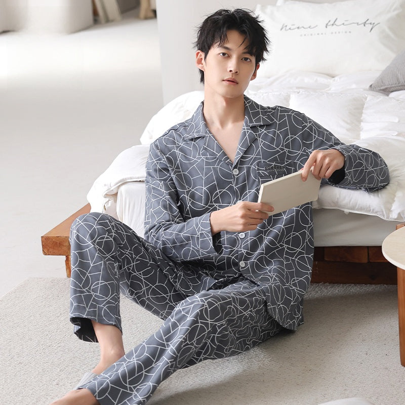 Catman Pajamas Men's Pure Cotton