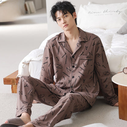 Catman Pajamas Men's Pure Cotton