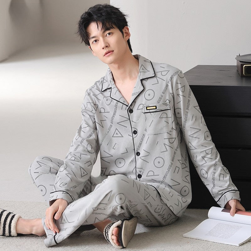 Catman Pajamas Men's Pure Cotton