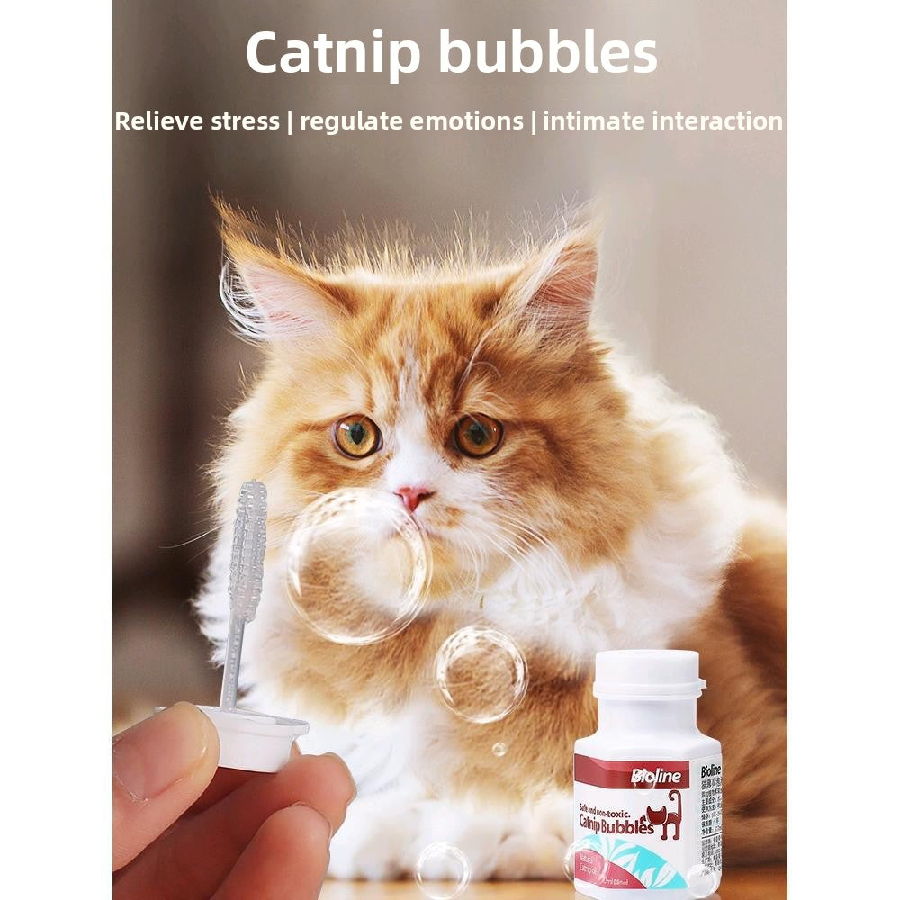 Catnip Bubble Blowing Toy