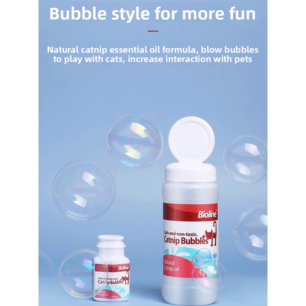 Catnip Bubble Blowing Toy