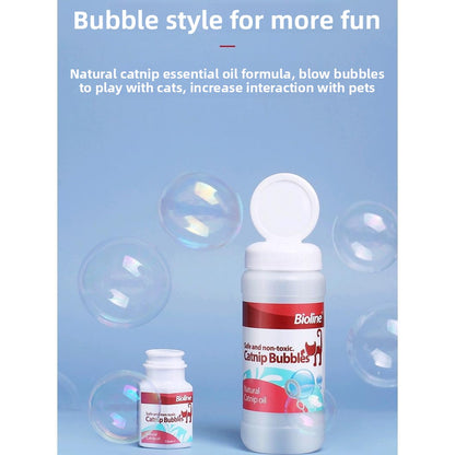 Catnip Bubble Blowing Toy