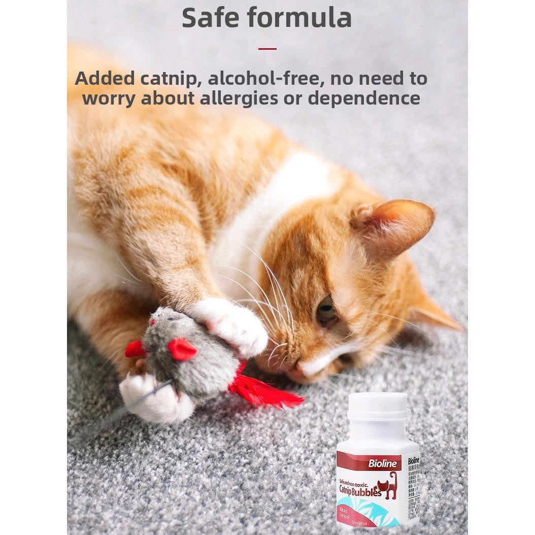 Catnip Bubble Blowing Toy