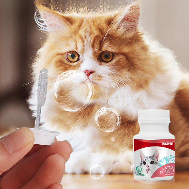 Catnip Bubble Blowing Toy