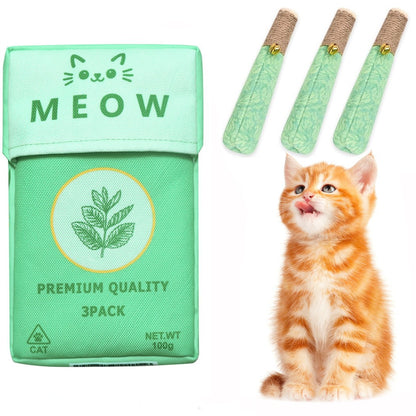 Catnip Chew Toy Stick for Dental Health