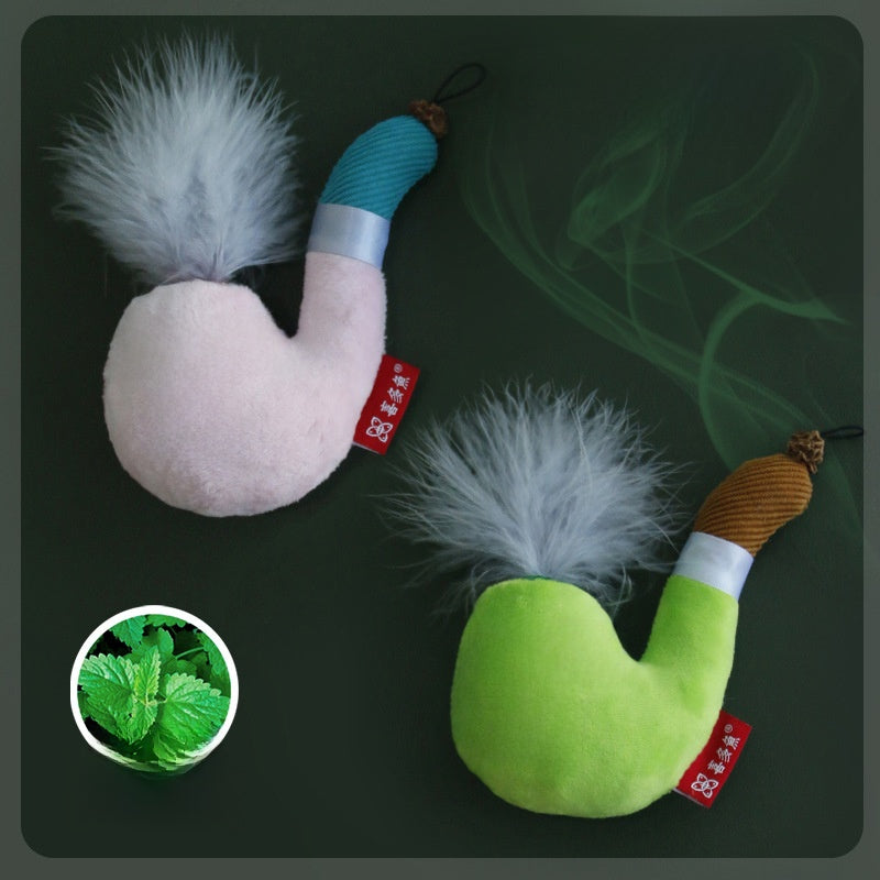 Catnip Feather Self-Play Toy