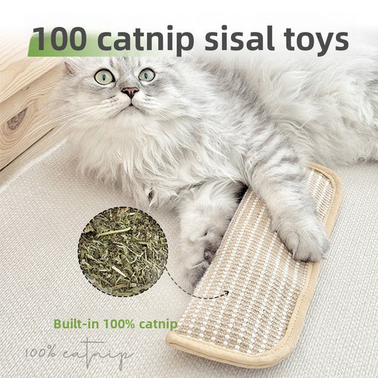 Catnip Pillow Chew Toy with Sisal