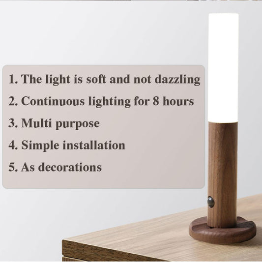 Buy Auto LED USB Magnetic Wood Motion Sensor Night Light
