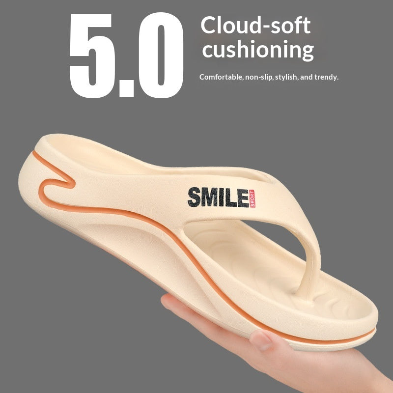 Men’s Outdoor Step-On-Poop Themed Flip-Flops – Fun & Casual