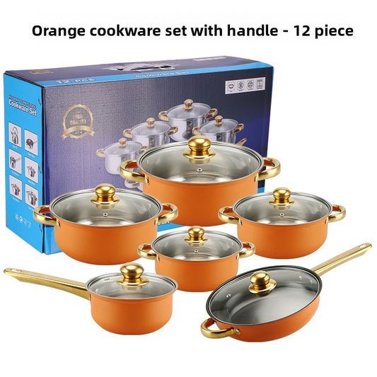 Premium Stainless Steel Cookware Kitchen Pots and Pans Set