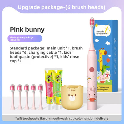 Children's Electric Toothbrush Soft Bristles Sensitive Gums