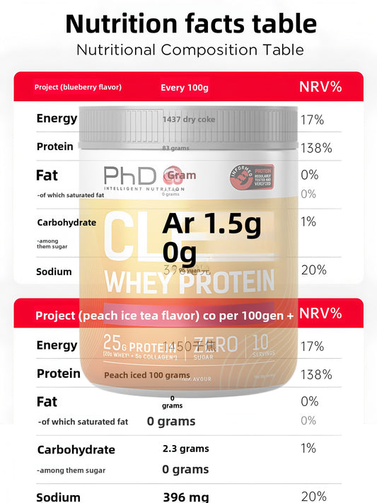 Clear Whey Protein Collagen Powder for Recovery and Health